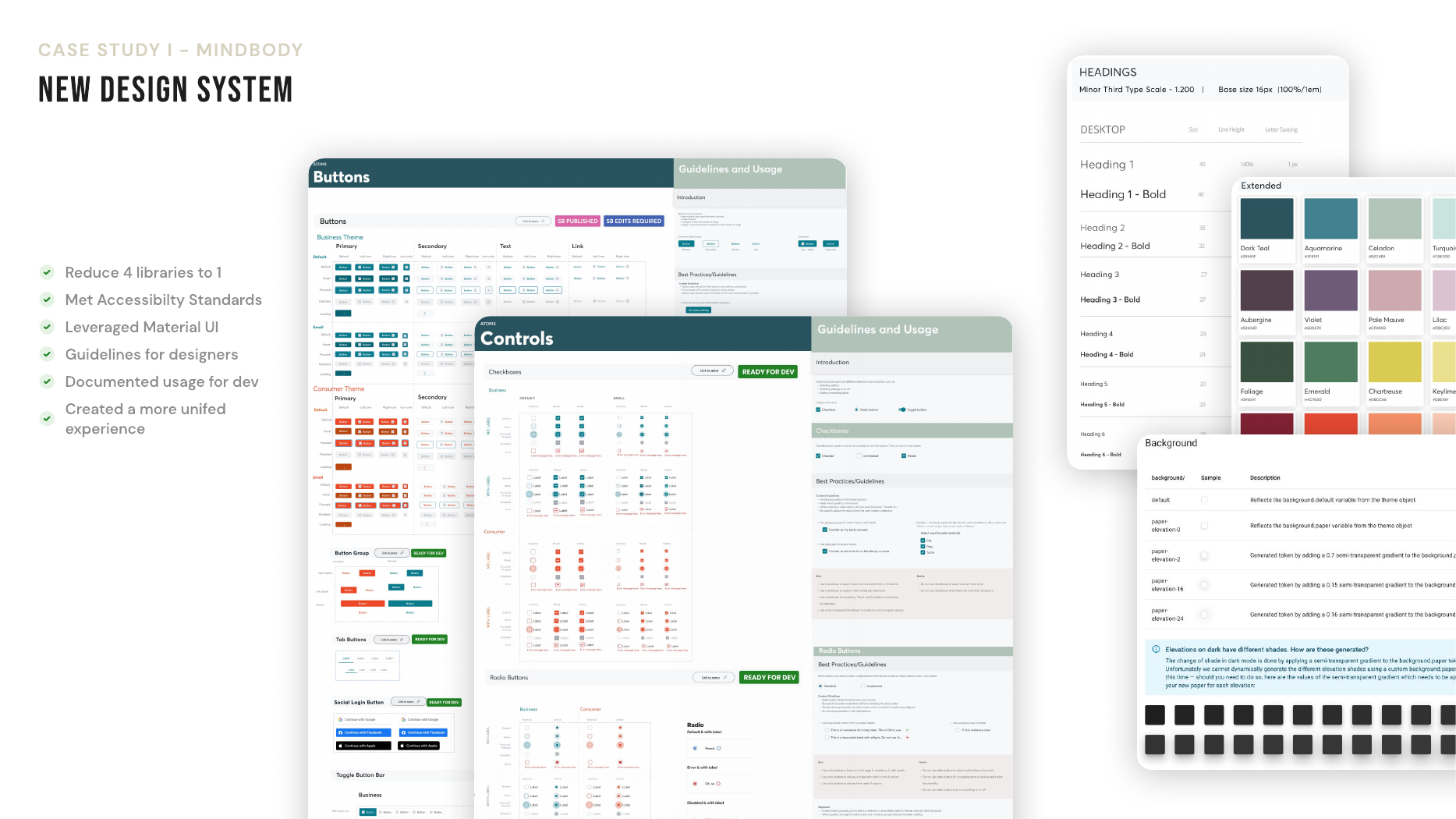 The rebuilt design system — one component library across the platform.